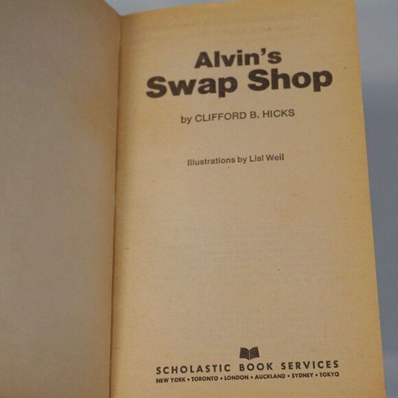 Alvin's Swap Shop by Clifford Hicks 1977 Lisl Weil Pictures Scholastic 2nd Print - Picture 2 of 7